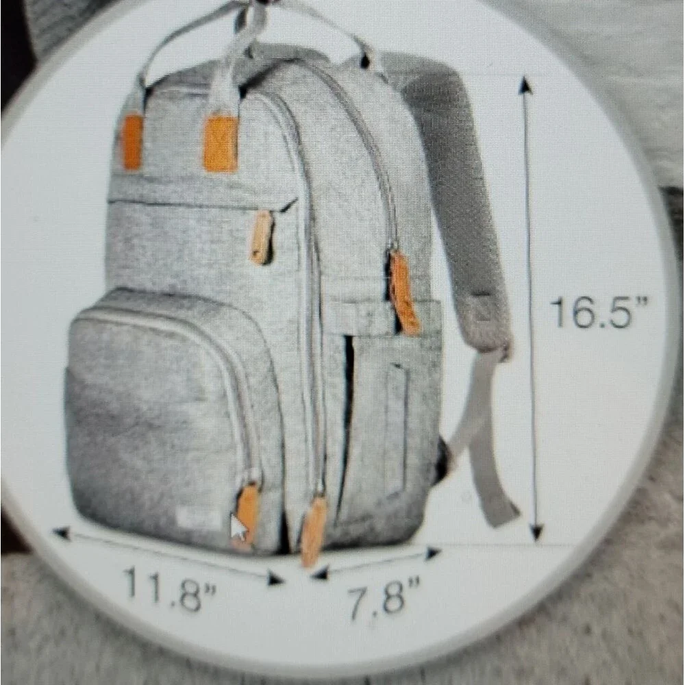 HaloVa multi-functional diaper bag backpack.